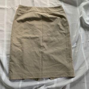 Tan Calvin Klein Suit Skirt